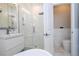 Bathroom with walk-in shower and toilet at 14746 Scott Key Dr, Winter Garden, FL 34787