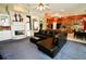 Living Room with open floor plan and fireplace at 1947 Quintilis Ct, Deltona, FL 32738