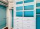 Well-organized closet with custom shelving and hanging rods at 333 N Forest Ave, Orlando, FL 32803