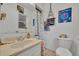 Clean bathroom with a vanity and shower/tub combo at 3501 Calumet Dr, Orlando, FL 32810
