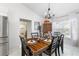 Bright dining room featuring a wood table and chandelier at 5504 Hamlin Close Rd, Davenport, FL 33896