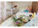 Close-up of a tea tray on a bed in a bedroom at 5504 Hamlin Close Rd, Davenport, FL 33896