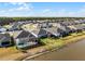 Community view showing houses with pools and lush landscaping at 636 Mosaic Blvd, Daytona Beach, FL 32124