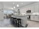 Island kitchen with stainless steel appliances and an open floor plan at 636 Mosaic Blvd, Daytona Beach, FL 32124