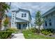Charming two-story home with a modern architectural design and well-manicured landscaping at 9856 Sharpless Aly, Orlando, FL 32827