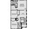 Second floorplan featuring a Primary bedroom with ensuite bath, two additional bedrooms, a loft, and a laundry room at 9856 Sharpless Aly, Orlando, FL 32827