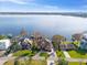Bird's eye view of waterfront home with expansive lake views at 10018 Lone Tree Ln, Orlando, FL 32836