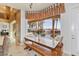 Breakfast nook with bench seating and stunning lake views at 10018 Lone Tree Ln, Orlando, FL 32836