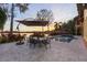 Pool area with patio furniture and lake view at 10018 Lone Tree Ln, Orlando, FL 32836