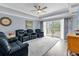 Living room with access to balcony and reclining sofas at 1358 Centre Court Ridge Dr # 202, Reunion, FL 34747