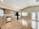 Open kitchen boasts stainless steel appliances and a bright eat-in area at 164 Morning Glory Dr, Lake Mary, FL 32746