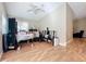 Spacious living room with hardwood floors and natural light at 164 Morning Glory Dr, Lake Mary, FL 32746