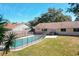 Inviting pool in a spacious backyard at 164 Morning Glory Dr, Lake Mary, FL 32746
