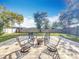 Large backyard with patio and fire pit at 1930 Albert Lee Pkwy, Winter Park, FL 32789