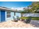 Backyard patio with fire pit and seating area at 1930 Albert Lee Pkwy, Winter Park, FL 32789