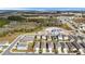 Aerial view of a new residential community near a nature preserve at 2630 Angel Falls Dr, Davenport, FL 33837