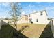 Backyard with fenced yard and trees at 2630 Angel Falls Dr, Davenport, FL 33837