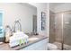 Bathroom with walk-in shower at 4152 Paragraph Dr, Kissimmee, FL 34746