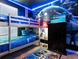 Star Wars themed bedroom with bunk beds and wall art at 4152 Paragraph Dr, Kissimmee, FL 34746