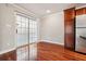 Kitchen with wood cabinets, stainless steel appliances and sliding glass door at 4876 Conway Rd # 96, Orlando, FL 32812