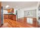 Living room with hardwood floors and large windows at 4876 Conway Rd # 96, Orlando, FL 32812