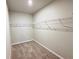 Spacious walk-in closet with wire shelving at 849 Rivers Crossing St, Clermont, FL 34714