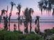 Scenic sunset view over the lake with cypress trees at 11043 Cromwell Rd, Orlando, FL 32827