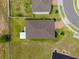 Top-down view of a single story house with a backyard at 1231 Citrus Landings Blvd, Davenport, FL 33837