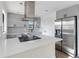 Modern kitchen with stainless steel appliances and quartz countertops at 137 Scott Dr, Sanford, FL 32771