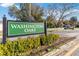 Community entrance sign for Washington Oaks at 137 Scott Dr, Sanford, FL 32771
