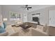 Living room with hardwood floors and neutral decor at 4722 Halliday Ln, Orlando, FL 32810