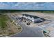 Aerial view of townhouses under construction in a new community at 5306 Center Lake Ranch Blvd, St Cloud, FL 34771
