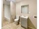 Clean bathroom with toilet, shower/tub combo, and vanity at 1490 Lake Opal Dr, Apopka, FL 32703