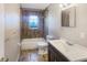 Clean bathroom with tile flooring and a single vanity at 1490 Lake Opal Dr, Apopka, FL 32703