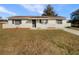 Cute one-story home with stone facade and well-maintained lawn at 1490 Lake Opal Dr, Apopka, FL 32703