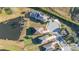 Aerial view highlighting home's lot and location at 15107 Lake Claire Overlook Dr, Winter Garden, FL 34787