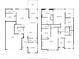 Two-story home floor plan showcasing various rooms and dimensions at 15107 Lake Claire Overlook Dr, Winter Garden, FL 34787