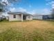 Spacious backyard with grassy lawn and a covered patio at 2514 Park Ridge St, Apopka, FL 32712
