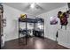 Charming bedroom with a lofted bed and built-in workspace at 2808 Touraine Ave, Orlando, FL 32812