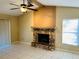Stone fireplace in living room at 3303 Jon Jon Dr, Orlando, FL 32822