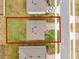 An aerial view of a home and property at 33425 Country House Dr, Sorrento, FL 32776