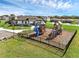 Fenced in community playground, with clubhouse and pool, easily accessible in new home community at 33425 Country House Dr, Sorrento, FL 32776