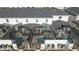 Aerial view of townhomes with private screened pools at 4447 Scene Ln, Kissimmee, FL 34746