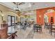 Spacious community room with various seating options and a relaxing ambiance at 523 Lazio Cir, Debary, FL 32713