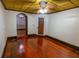 Bright bedroom with hardwood floors and access to a patio at 7616 Spring Bay Cv # S, Orlando, FL 32819