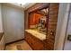 Kitchen with granite countertop and brick breakfast bar at 7616 Spring Bay Cv # S, Orlando, FL 32819