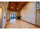 Spacious living room with vaulted ceilings and fireplace at 7616 Spring Bay Cv # S, Orlando, FL 32819