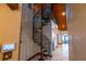 Unique spiral staircase with ornate railing at 7616 Spring Bay Cv # S, Orlando, FL 32819