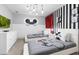 Mickey Mouse themed bedroom with two twin beds at 8828 Cruden Bay Ct, Davenport, FL 33896