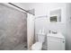 Bathroom with a shower/tub combo and white vanity at 901 S Solandra Dr, Orlando, FL 32807